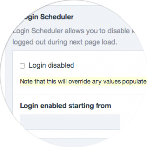 Login Scheduler